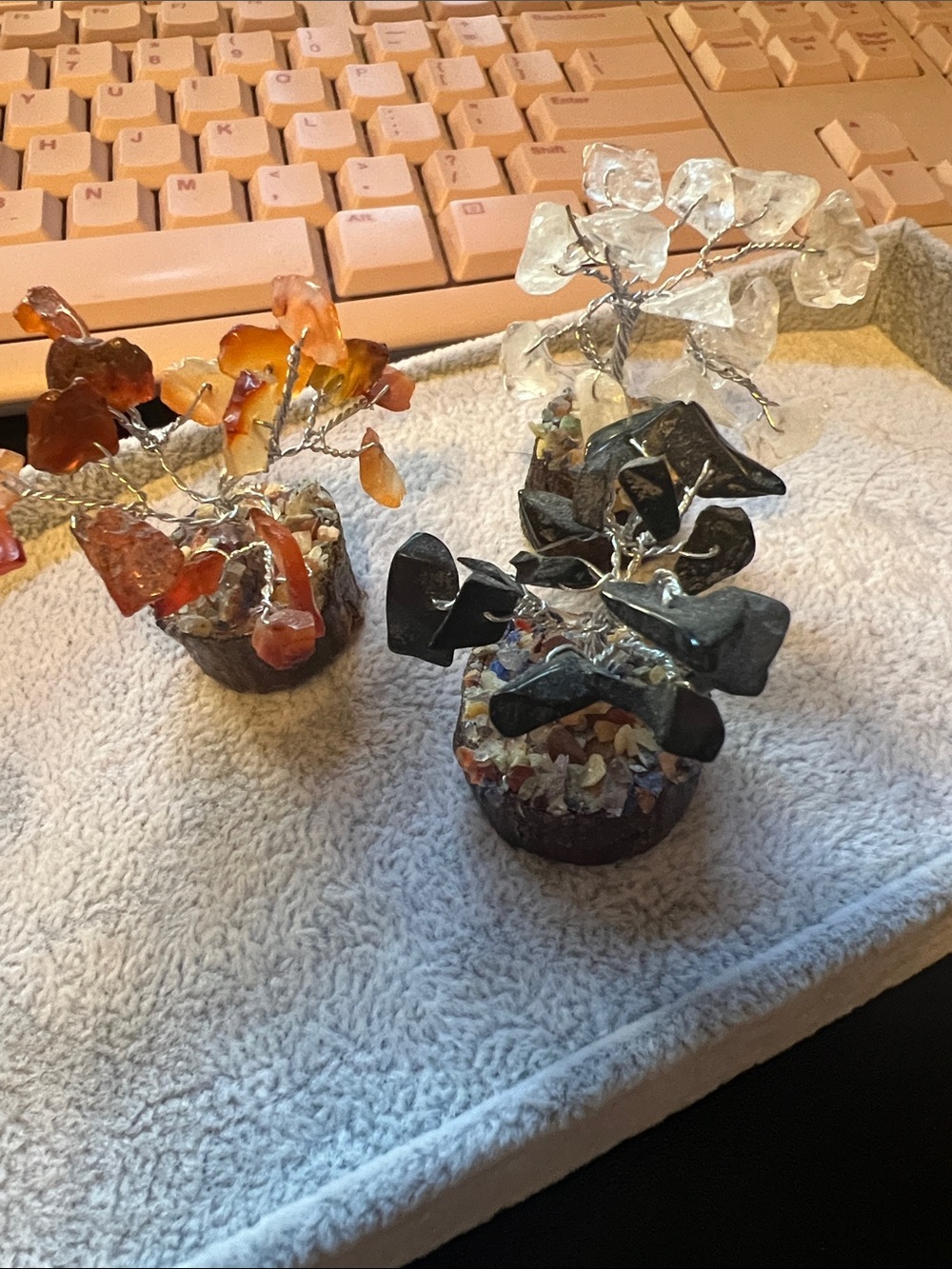 Tint  Gemstone Tree Trio - Orange, Black, Clear
